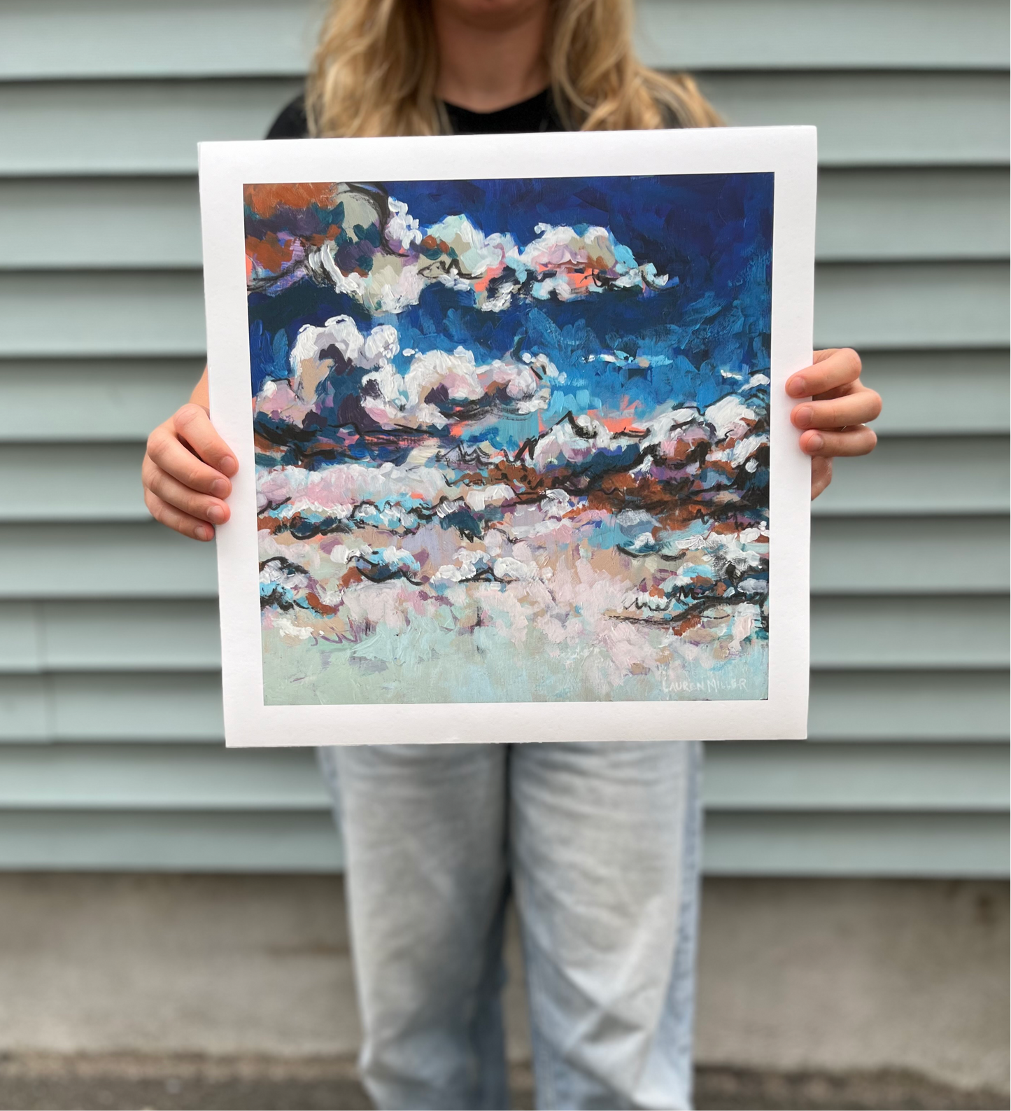 “Up in the Clouds” Paper Print