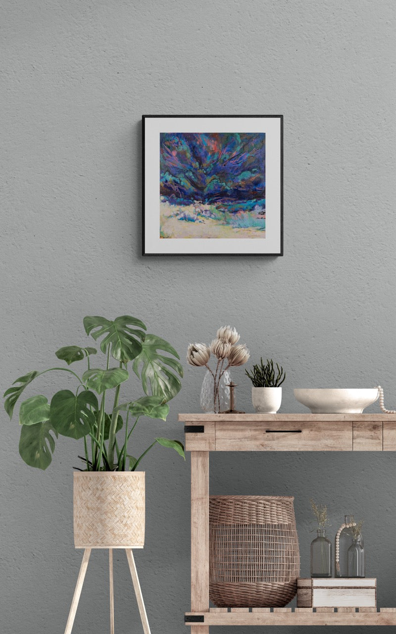“Thunder is Coming” Paper Print