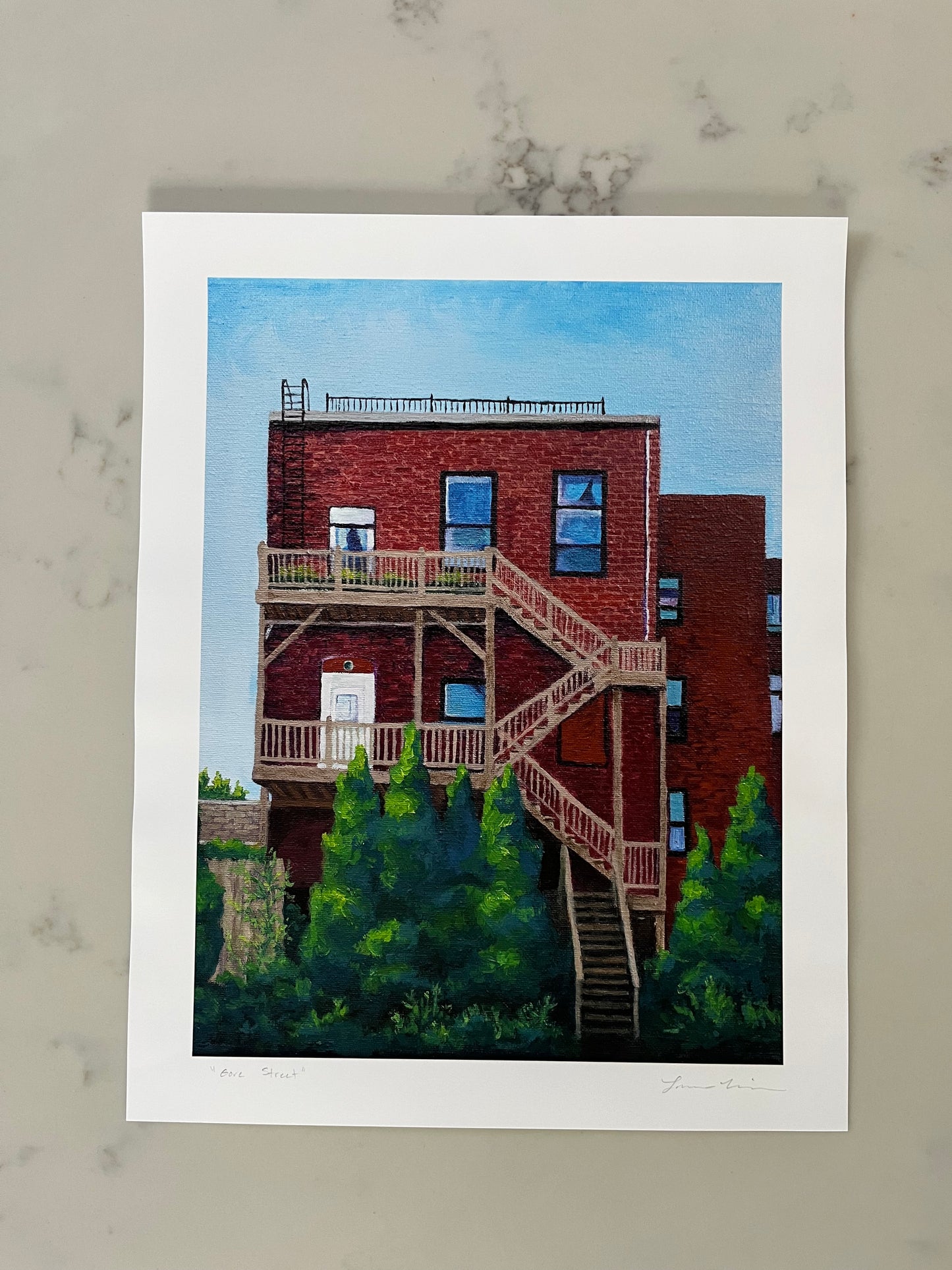 “Gore Street” Paper Print