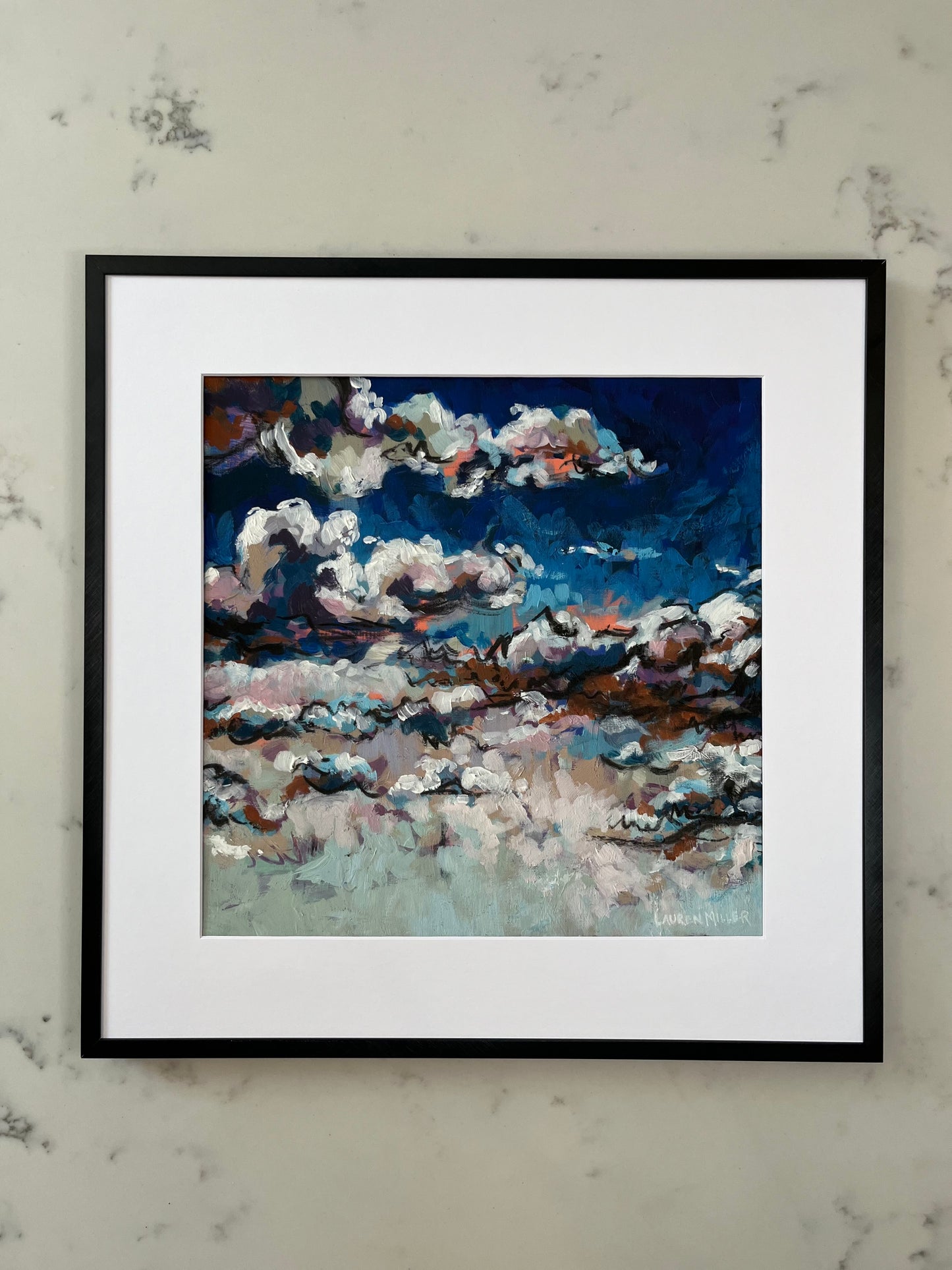 “Up in the Clouds” Paper Print
