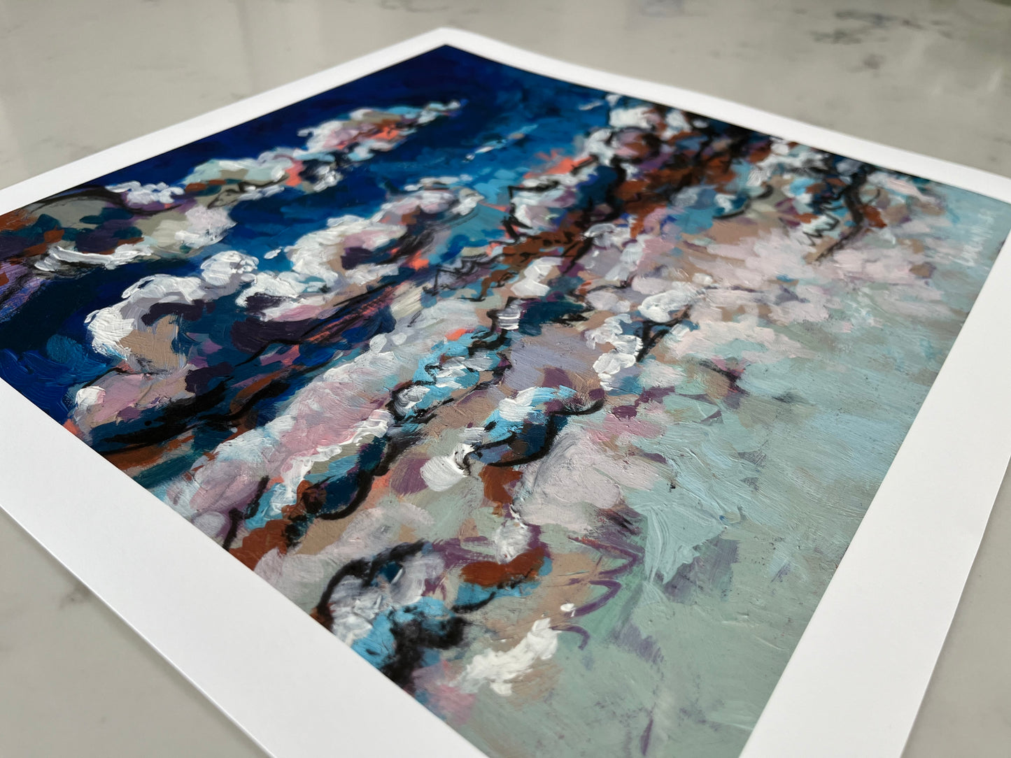 “Up in the Clouds” Paper Print