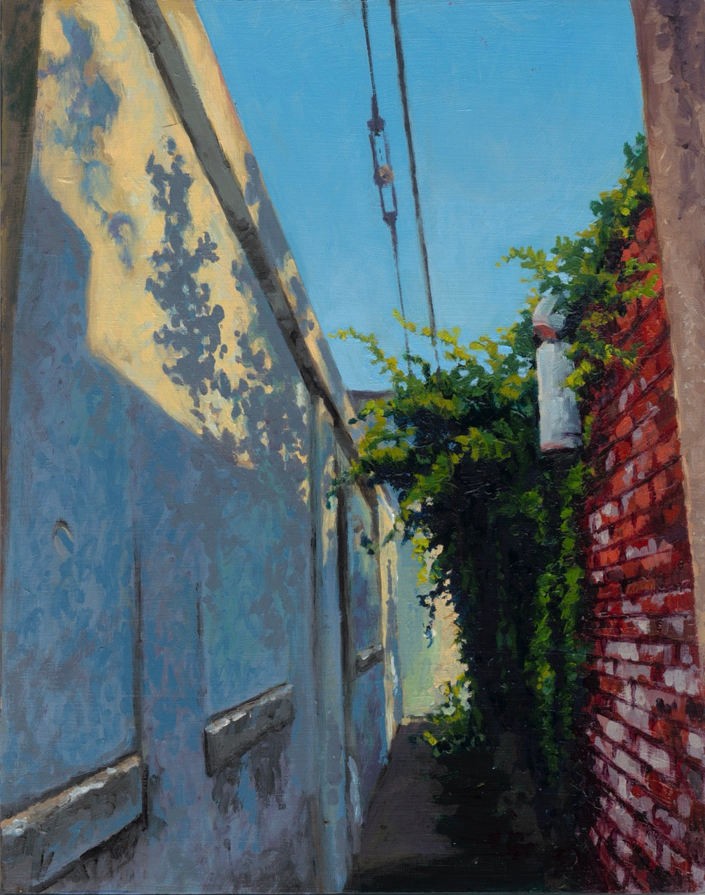 “Bent Street Alleyway” Paper Print