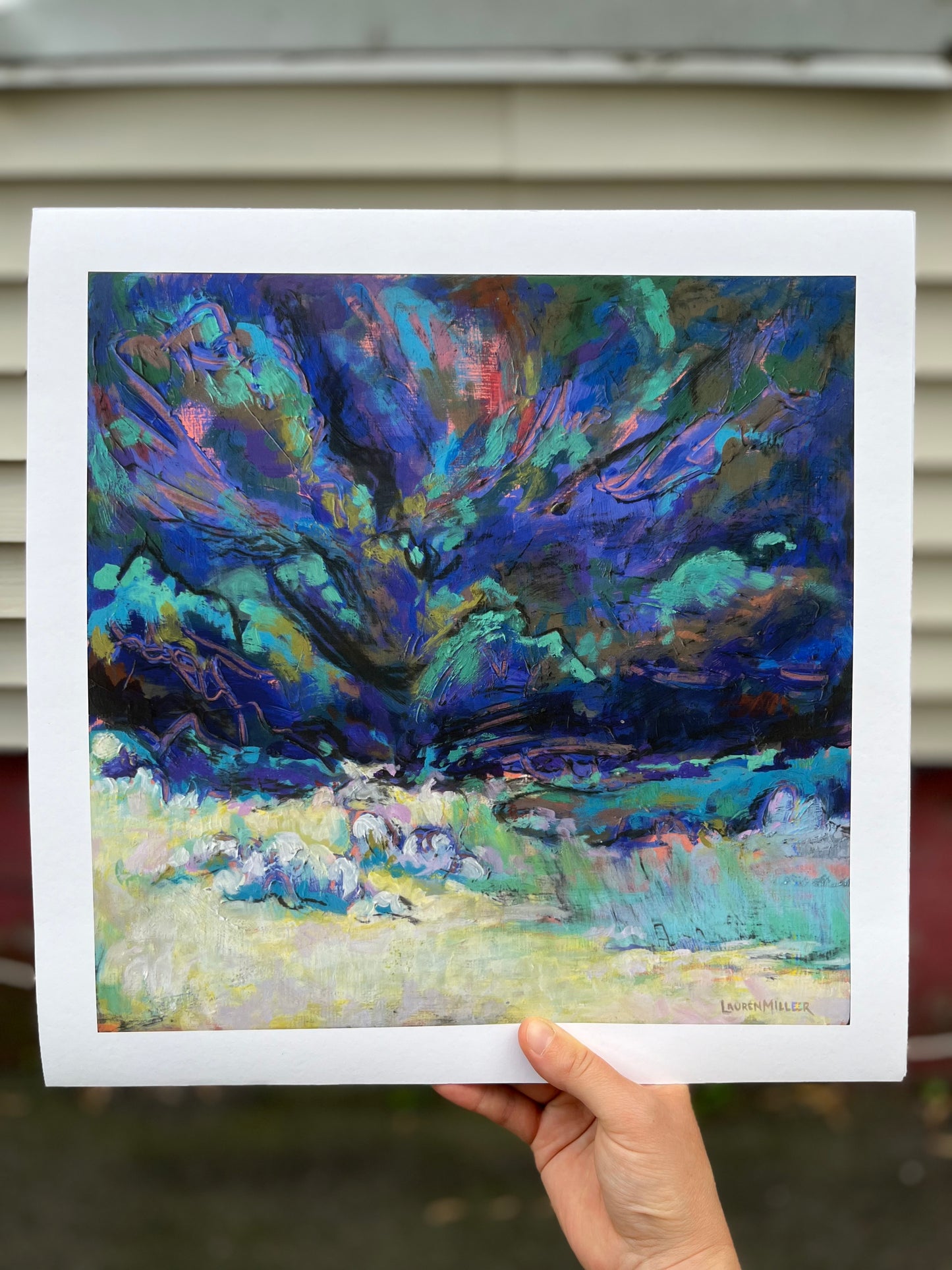 “Thunder is Coming” Paper Print