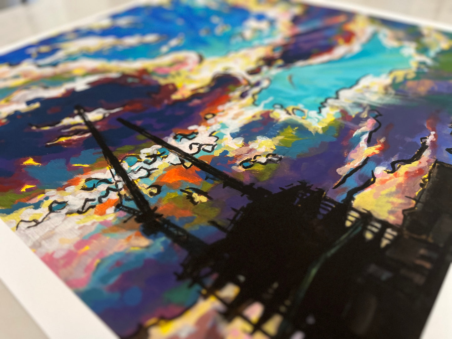 “Unending Construction at Kendall Square” Paper Print
