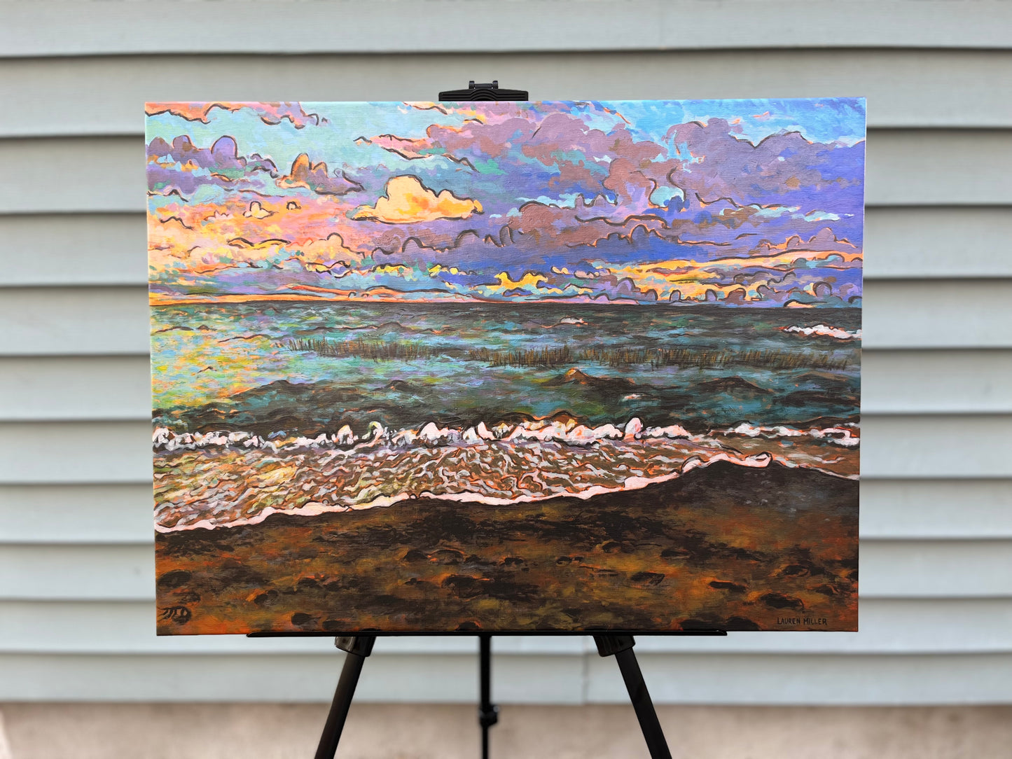 “Sunset Over the Sound” Canvas Print
