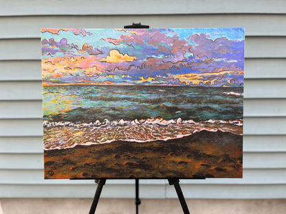 “Sunset Over the Sound” Canvas Print