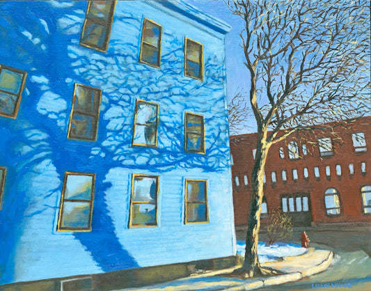 “Blue Shadows Blue Sky” Original Painting