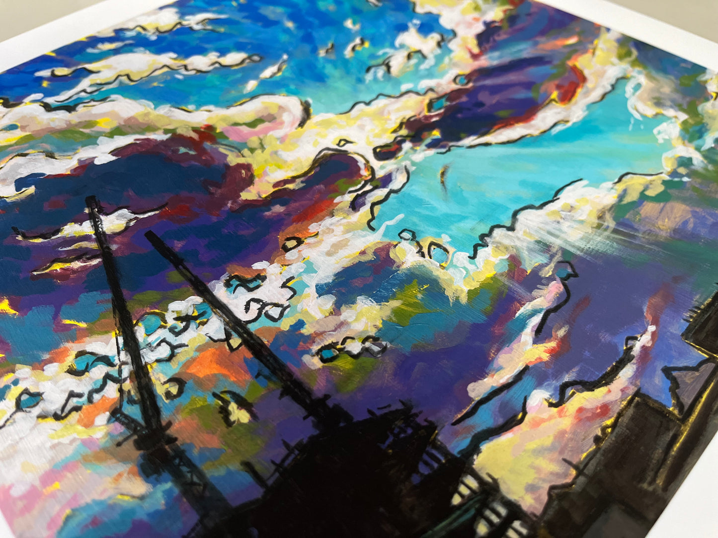 “Unending Construction at Kendall Square” Paper Print