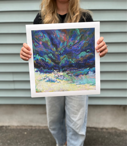 “Thunder is Coming” Paper Print