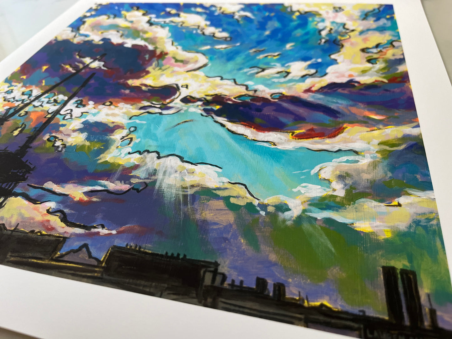 “Unending Construction at Kendall Square” Paper Print