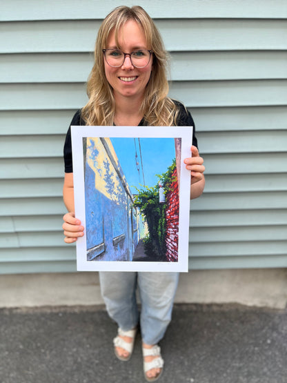 “Bent Street Alleyway” Paper Print