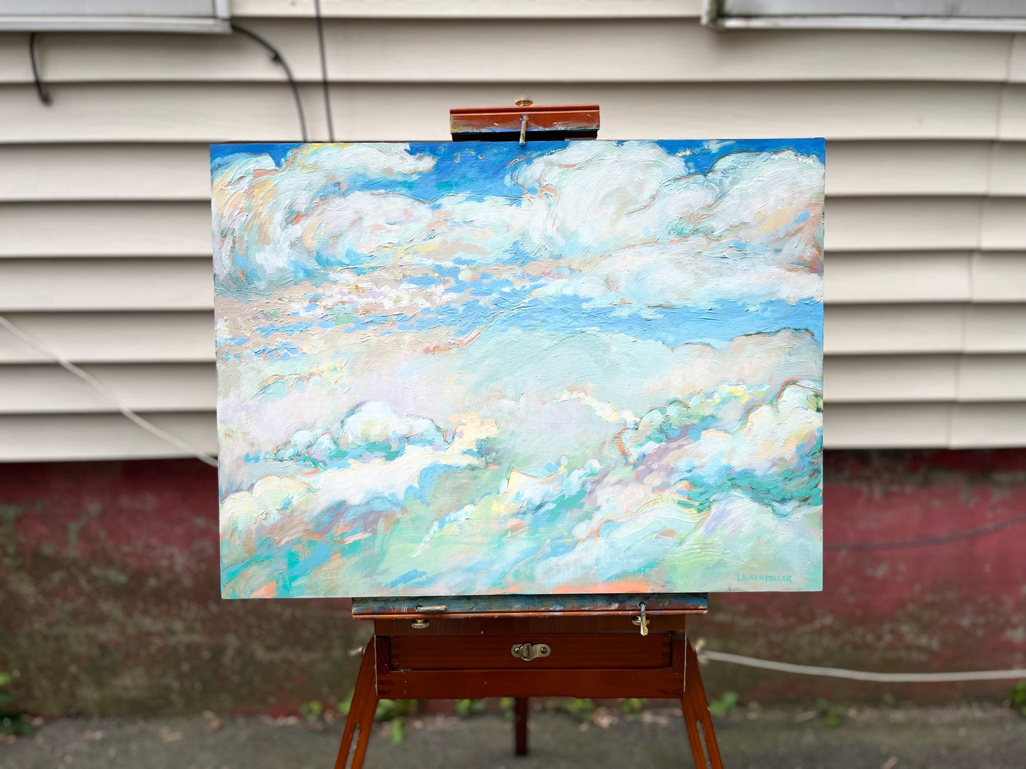 “Floating on the Clouds” Original Painting