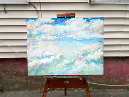 “Floating on the Clouds” Original Painting