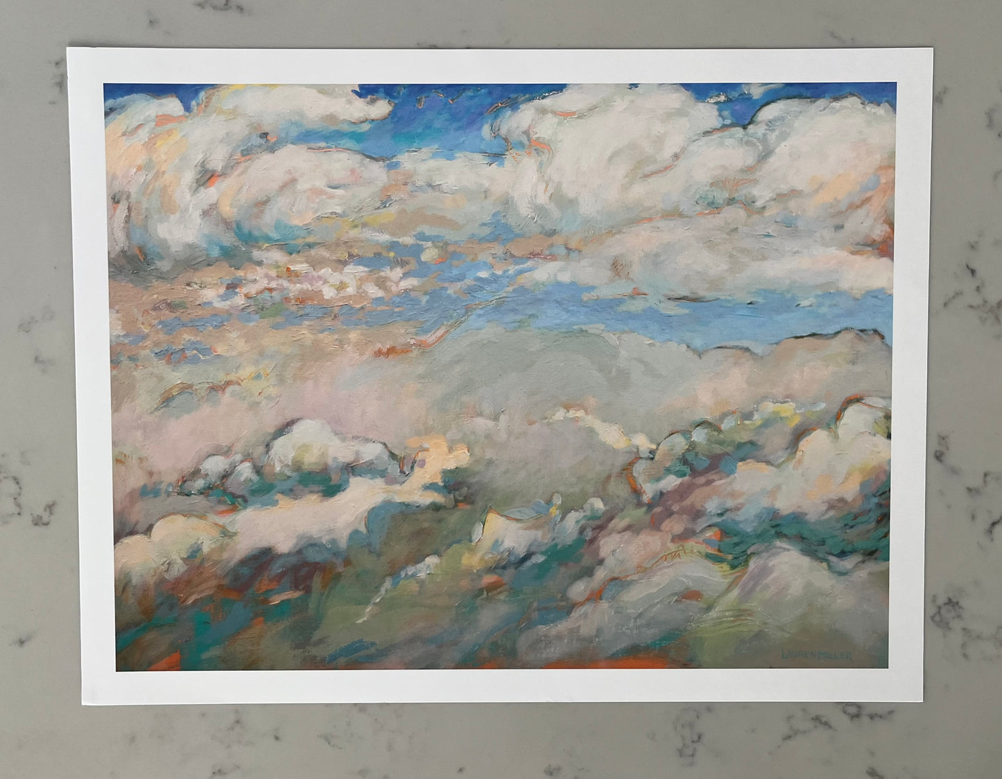 “Floating on the Clouds” Print