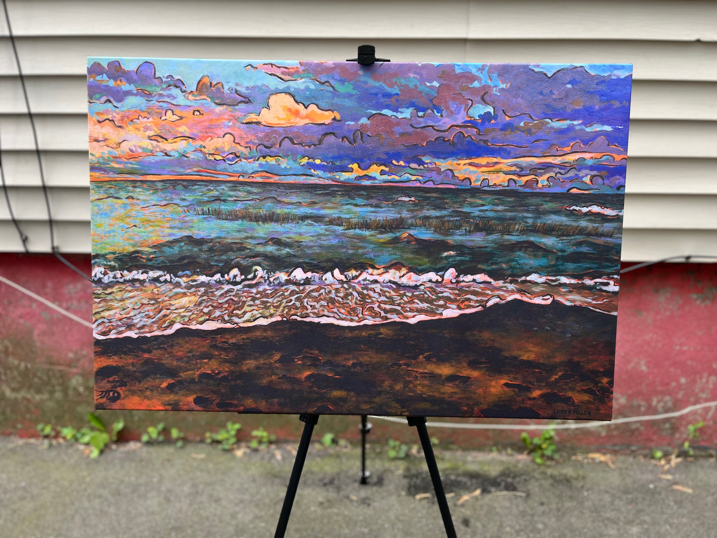 “Sunset Over the Sound” Canvas Print