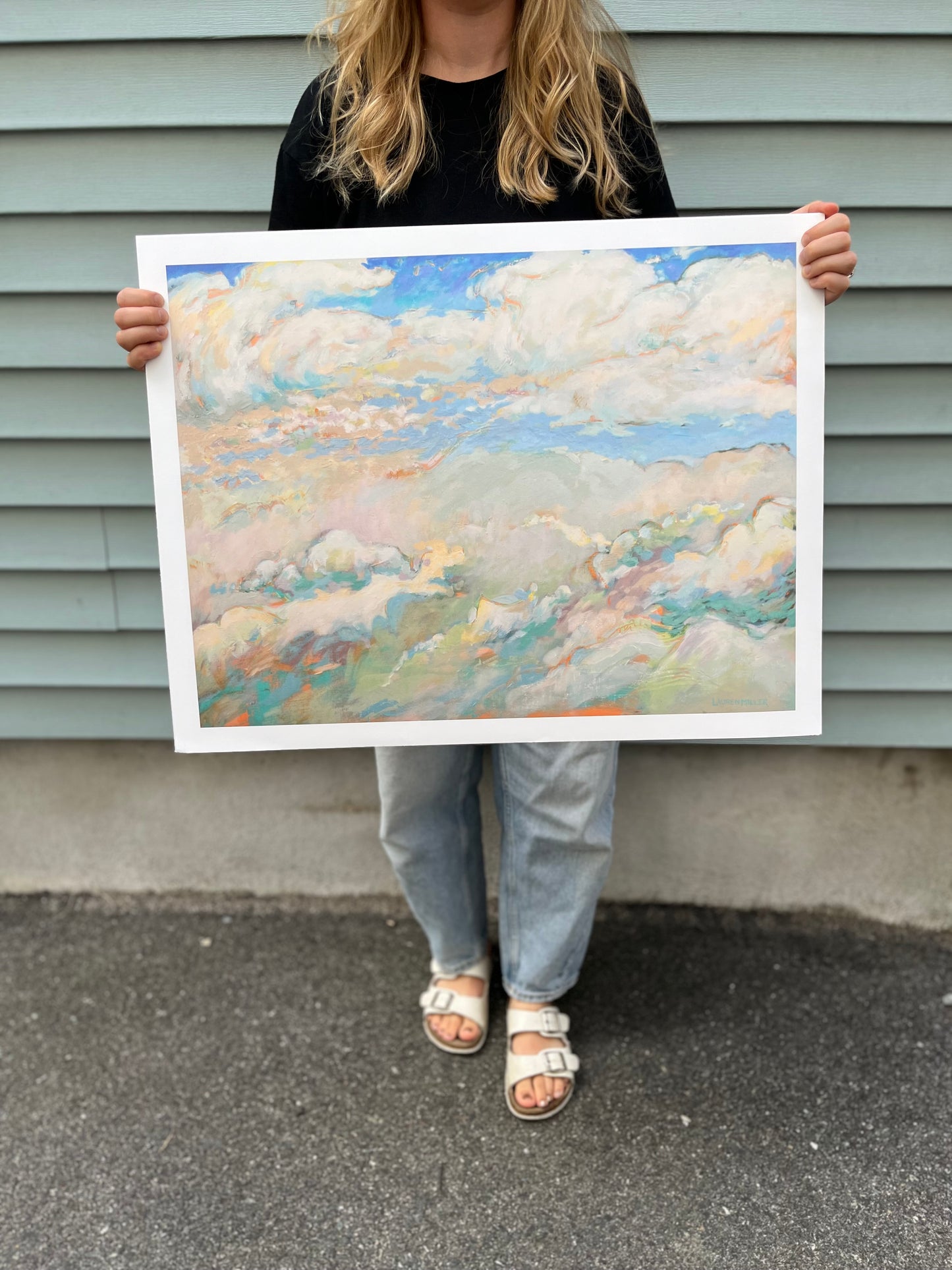 “Floating on the Clouds” Print