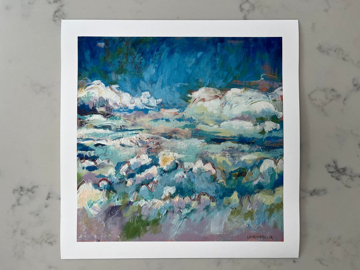 “A Peaceful Existence” Paper Print