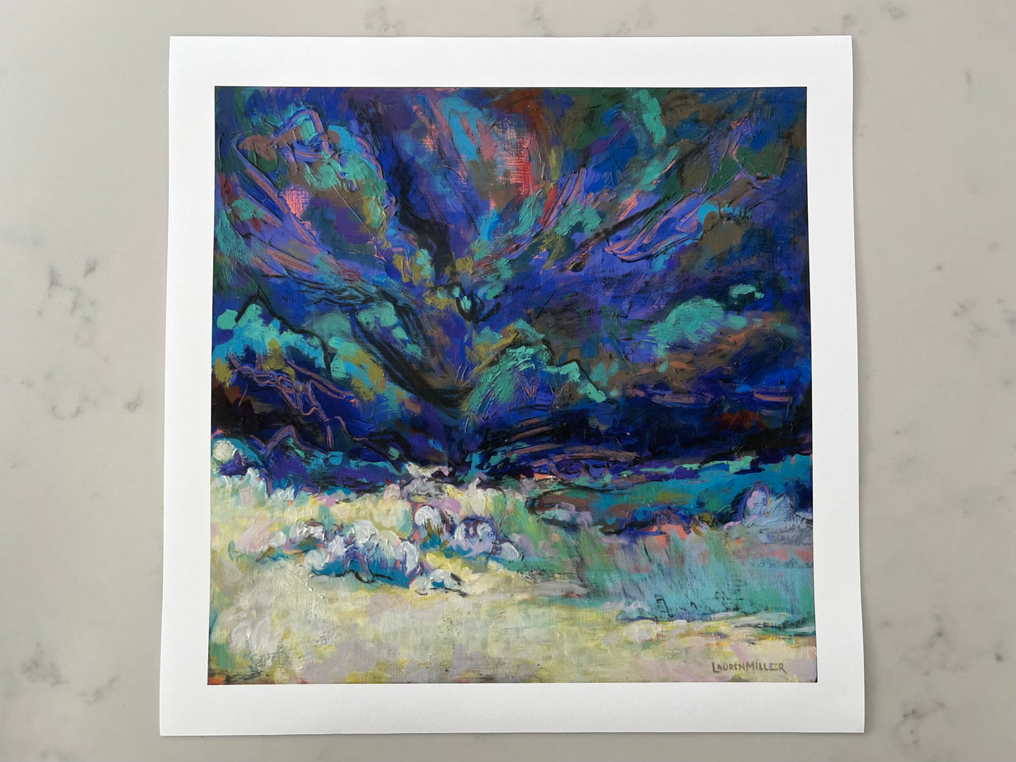“Thunder is Coming” Paper Print