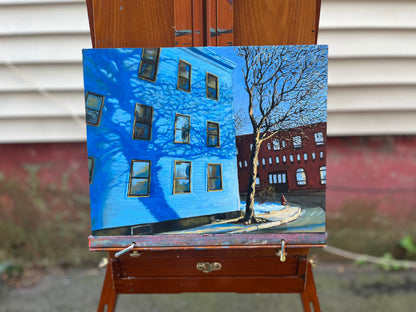 “Blue Shadows Blue Sky” Original Painting