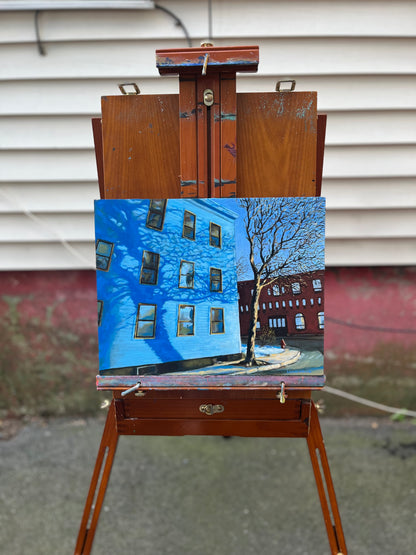 “Blue Shadows Blue Sky” Original Painting