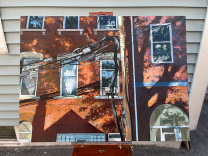 “Church on Sciarappa” Original Painting