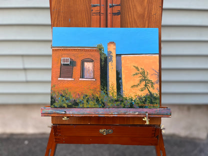 “Malden Bike Path” Original Painting