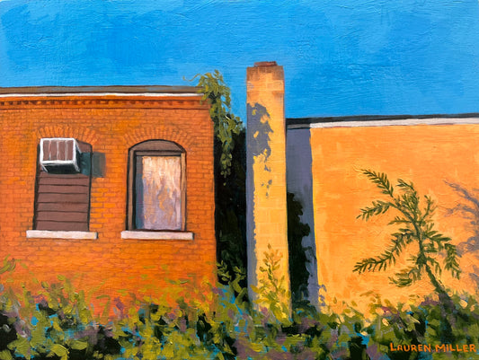 “Malden Bike Path” Original Painting