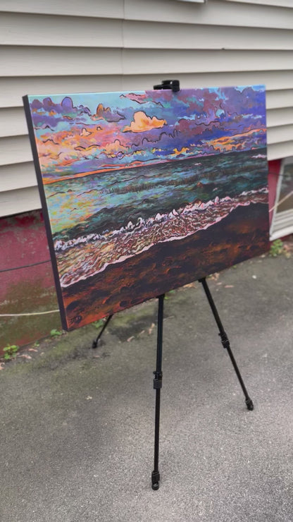 “Sunset Over the Sound” Canvas Print