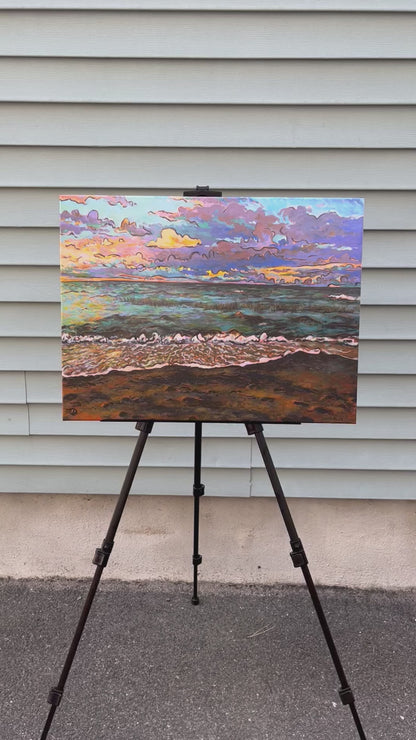 “Sunset Over the Sound” Canvas Print